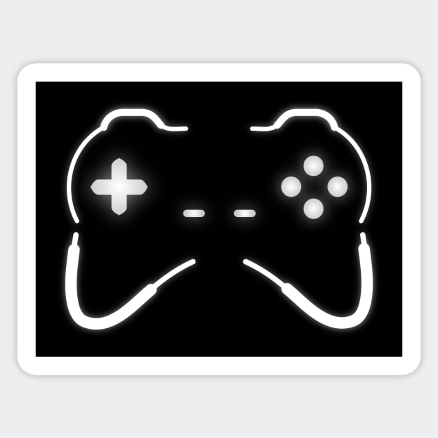 Game Controller for Gamers Sticker by WarriorWoman